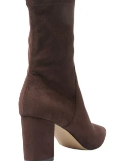 Sandler Karly Boots in Chocolate Suede