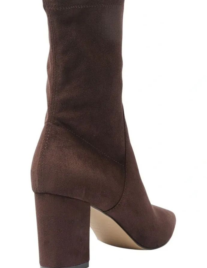 Sandler Karly Boots in Chocolate Suede