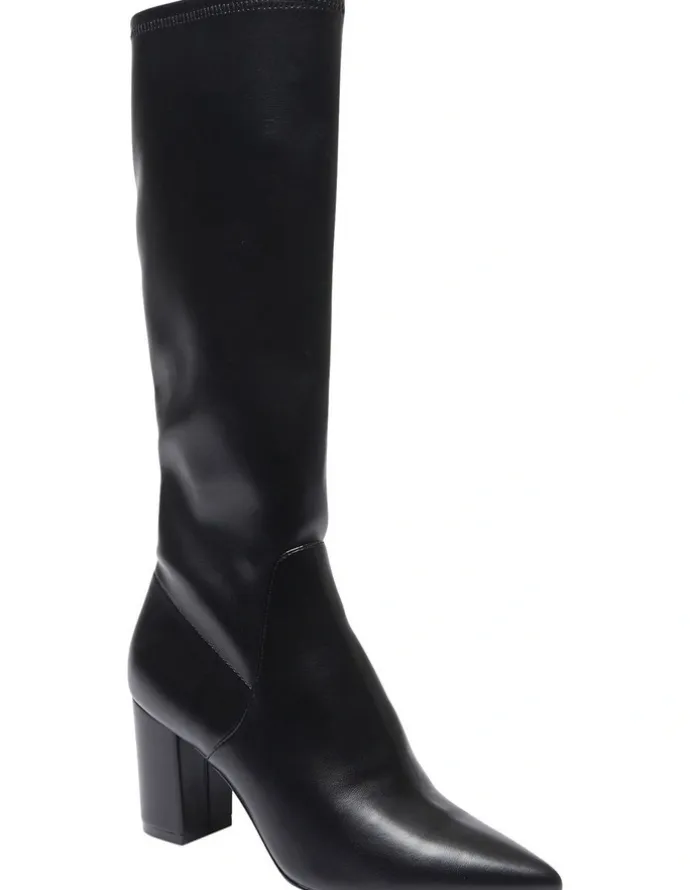 Sandler Kendall Black Stretch Boots