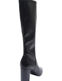 Sandler Kendall Black Stretch Boots