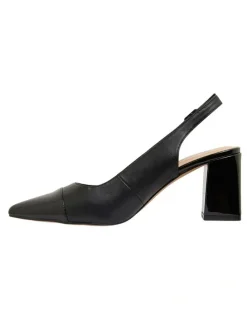 Sandler Kirsty Heeled Shoes in Black Patent / Leather