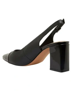 Sandler Kirsty Heeled Shoes in Black Patent / Leather