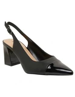 Sandler Kirsty Heeled Shoes in Black Patent / Leather
