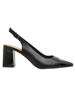 Sandler Kirsty Heeled Shoes in Black Patent / Leather