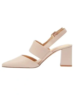 Sandler Kitson Heeled Shoes In Blush Leather