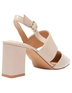 Sandler Kitson Heeled Shoes In Blush Leather