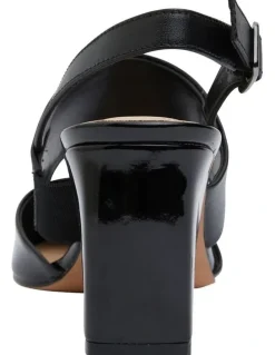 Sandler Kitson Heeled Shoes in Black Patent /Glove