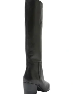 Sandler Leather Drake Boots in Black