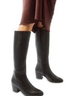 Sandler Leather Drake Boots in Black
