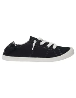 Sandler Link Black Fabric Sneakers