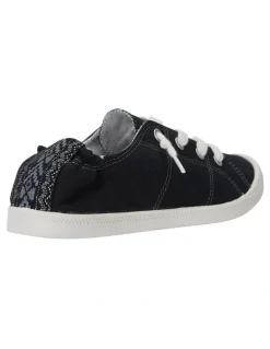 Sandler Link Black Fabric Sneakers