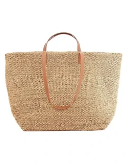 Sandler Maple Bag in Tan Raffia