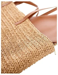 Sandler Maple Bag in Tan Raffia