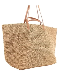 Sandler Maple Bag in Tan Raffia