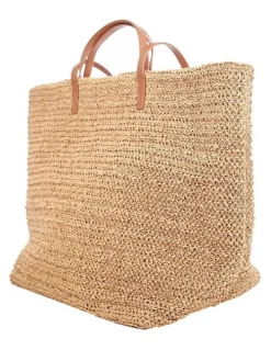 Sandler Maple Bag in Tan Raffia
