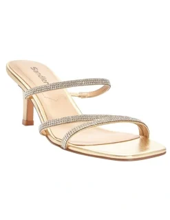 Sandler Marcy Sandals in Gold Metallic