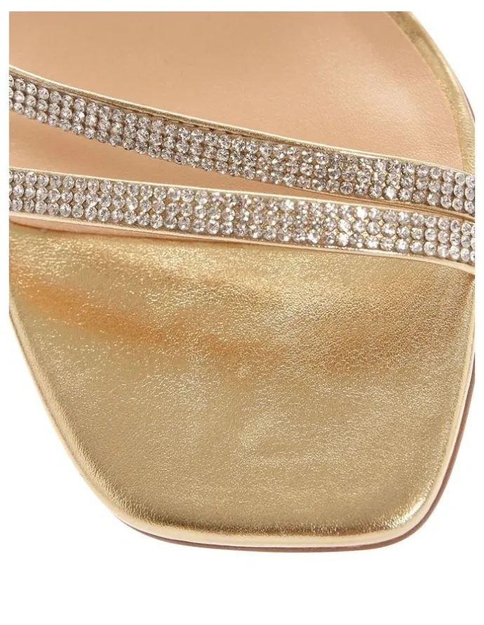 Sandler Marcy Sandals in Gold Metallic