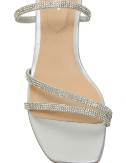 Sandler Marcy Sandals in Silver Metallic