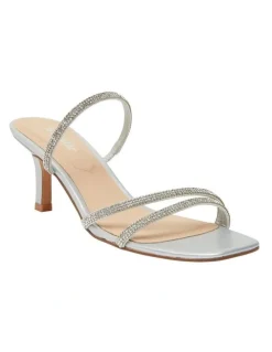 Sandler Marcy Sandals in Silver Metallic