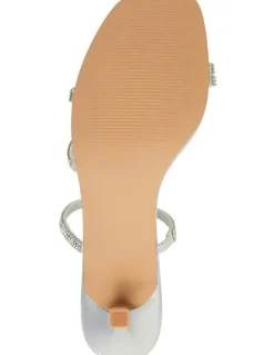 Sandler Marcy Sandals in Silver Metallic