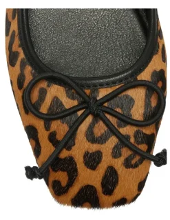 Sandler Maya Ballet Flats in Animal Print