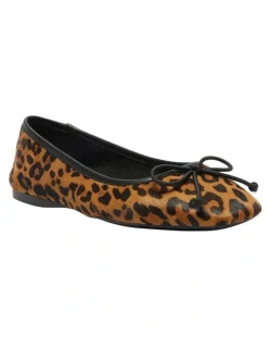 Sandler Maya Ballet Flats in Animal Print