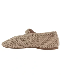Sandler Maze Ballet Flats in Natural Weave