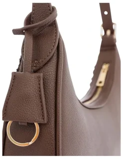 Sandler Monroe Bag in Chocolate Raffia