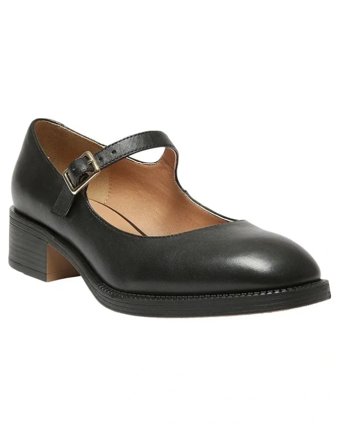 Sandler Natalie Shoes in Black Leather