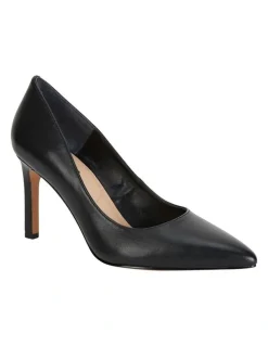 Sandler Octavia Heeled Shoes in Black Leather