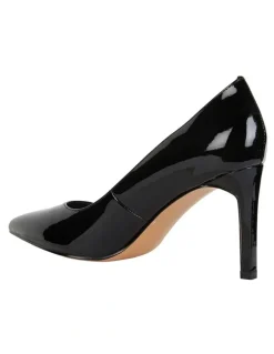 Sandler Octavia Heeled Shoes in Black Patent Leather