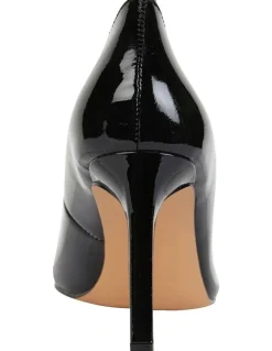 Sandler Octavia Heeled Shoes in Black Patent Leather