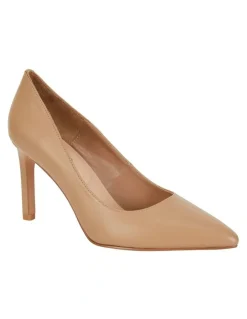 Sandler Octavia Heeled Shoes in Camel Leather