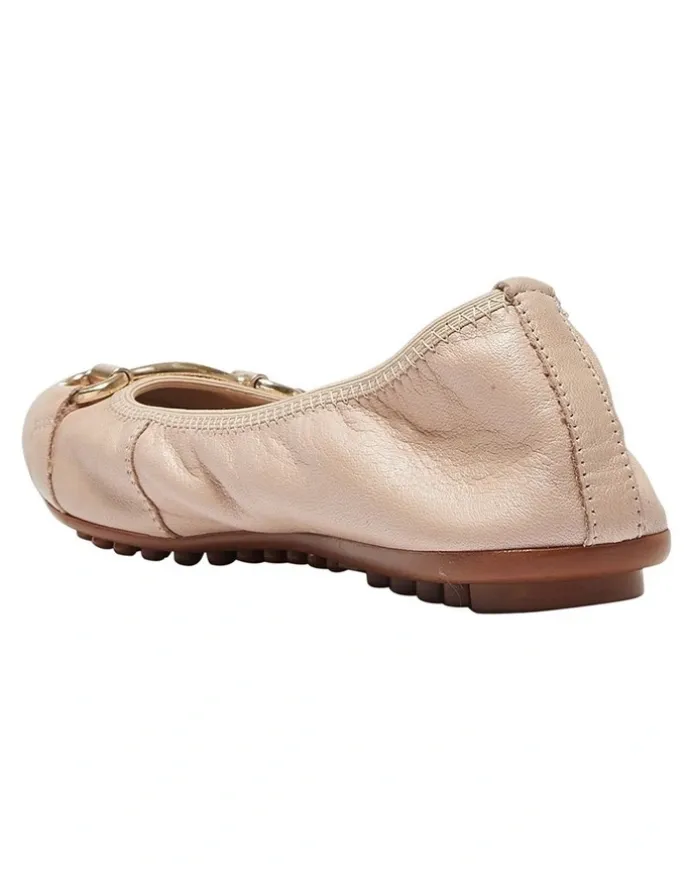 Sandler Pilgrim Flat Shoes in Blush Glove