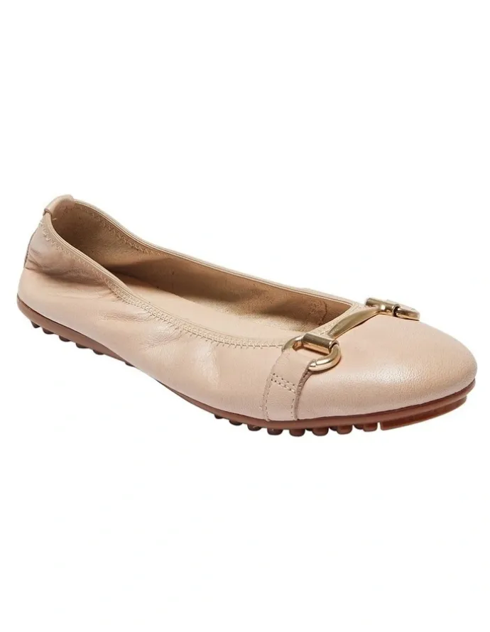 Sandler Pilgrim Flat Shoes in Blush Glove