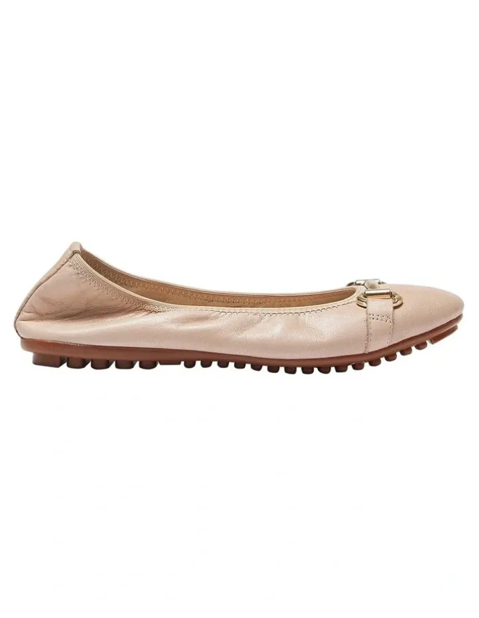 Sandler Pilgrim Flat Shoes in Blush Glove