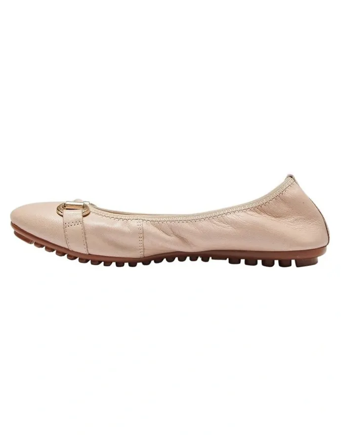 Sandler Pilgrim Flat Shoes in Blush Glove