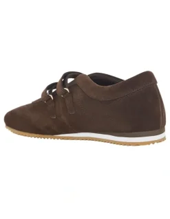 Sandler Pronto Sneaker in Chocolate Suede