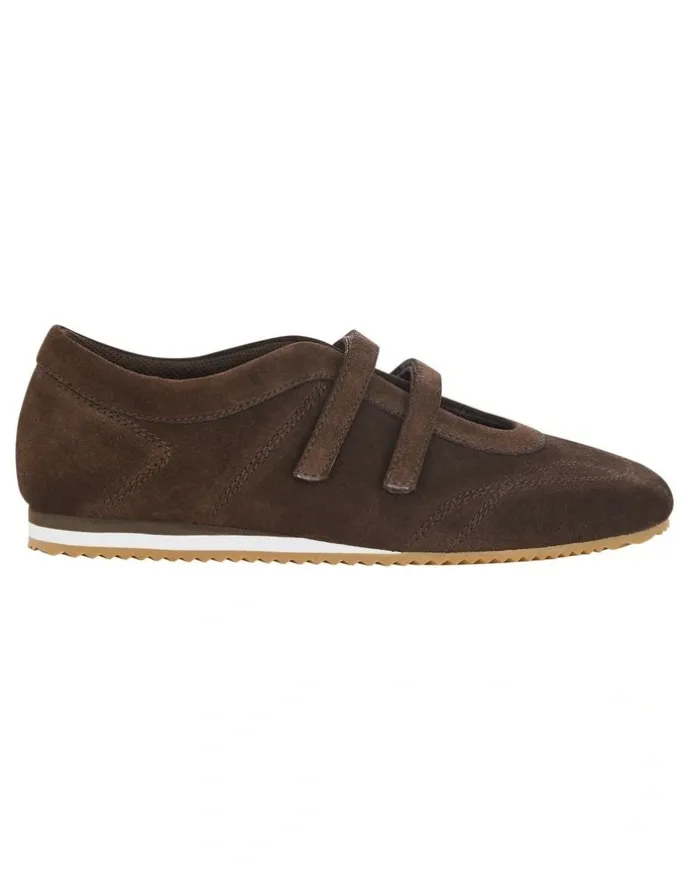 Sandler Pronto Sneaker in Chocolate Suede