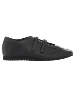 Sandler Pronto Sneaker in Black Leather