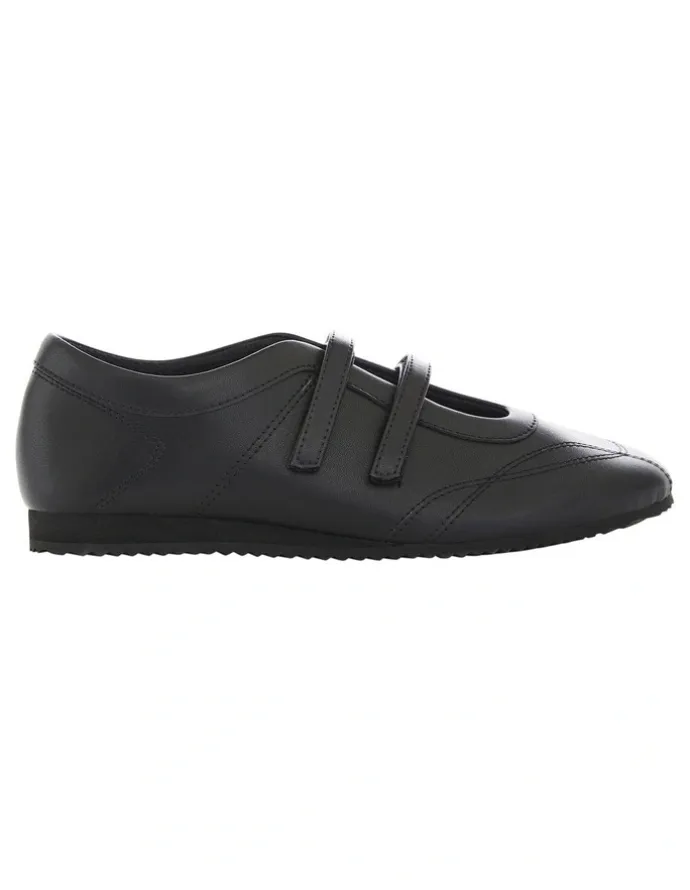 Sandler Pronto Sneaker in Black Leather