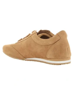 Sandler Pulse Sneakers in Tan Suede