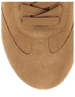 Sandler Pulse Sneakers in Tan Suede