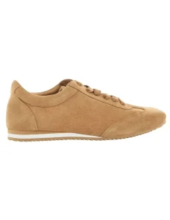 Sandler Pulse Sneakers in Tan Suede