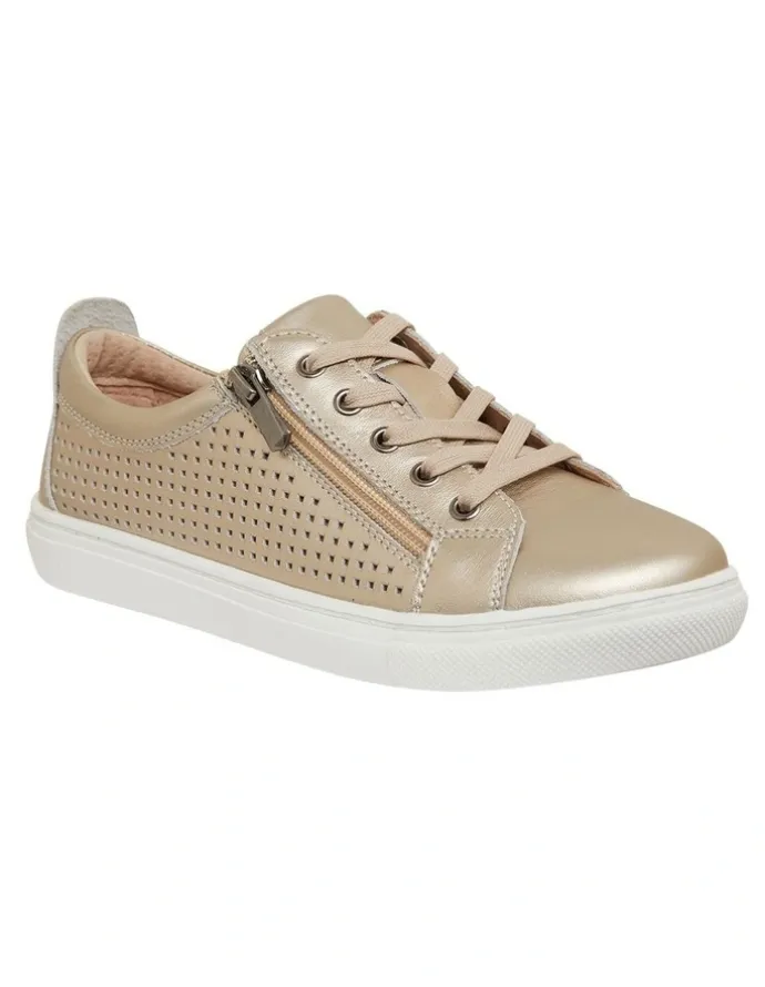 Sandler Rio Sneakers in Soft Gold Leather