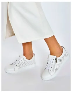 Sandler Rio Sneakers in White Leather