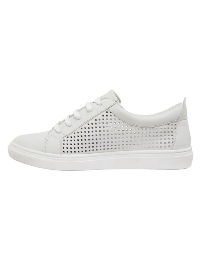 Sandler Rio Sneakers in White Leather