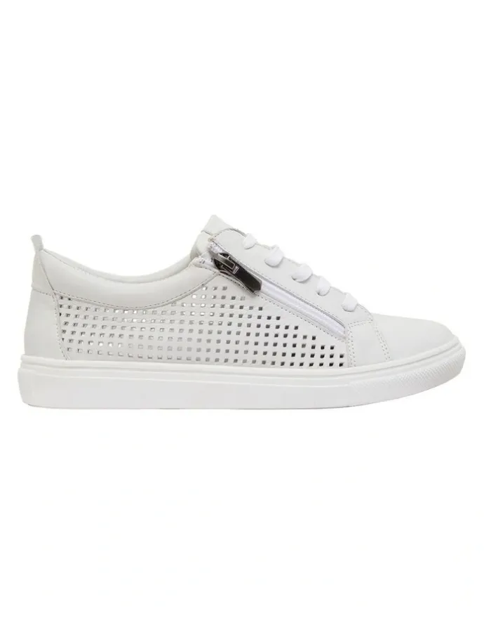 Sandler Rio Sneakers in White Leather