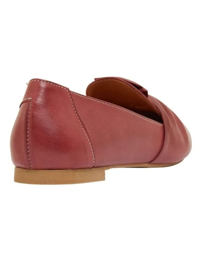 Sandler Rosco Flat Shoes In Red Leather