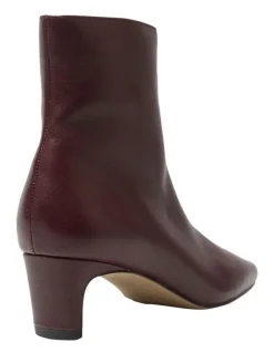 Sandler Seattle Boots in Wine Leather